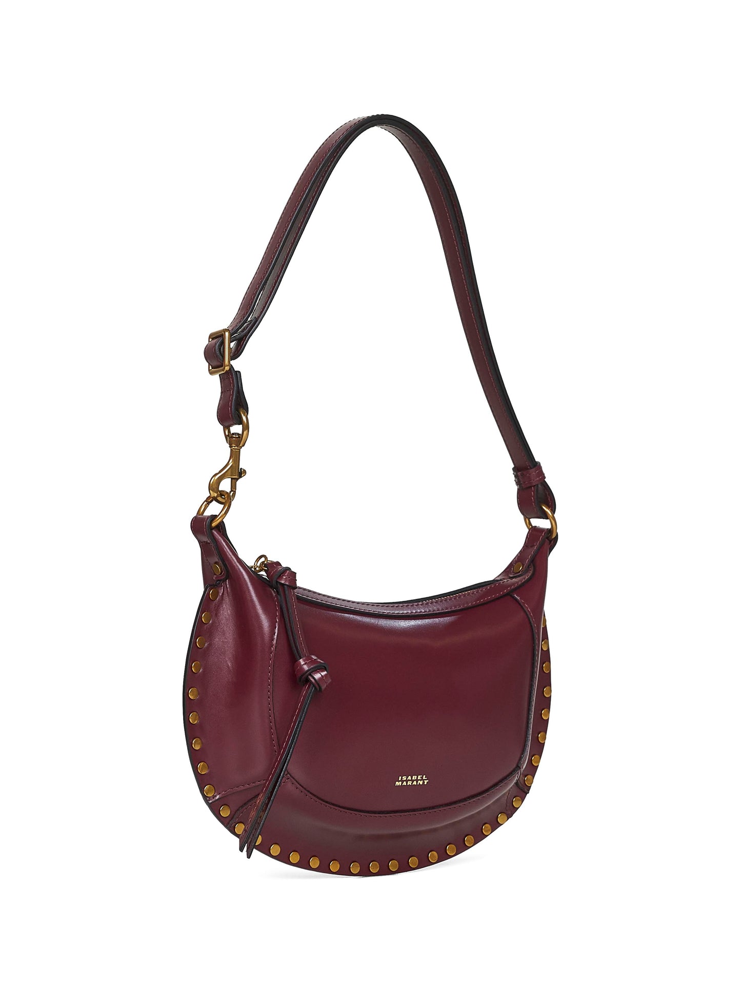 Burgundy Oskan Moon shoulder bag