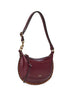 Burgundy Oskan Moon shoulder bag