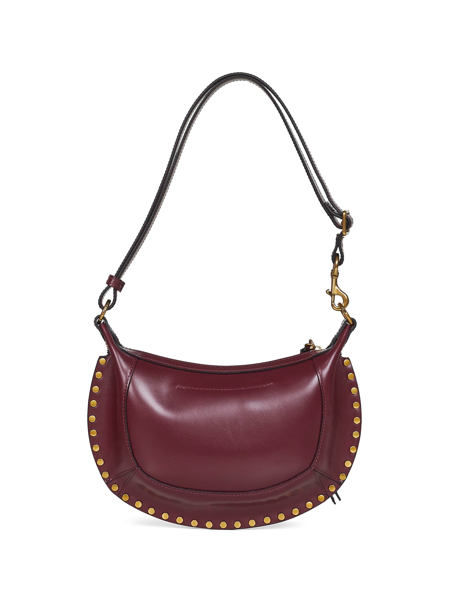 Burgundy Oskan Moon shoulder bag