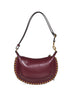 Burgundy Oskan Moon shoulder bag