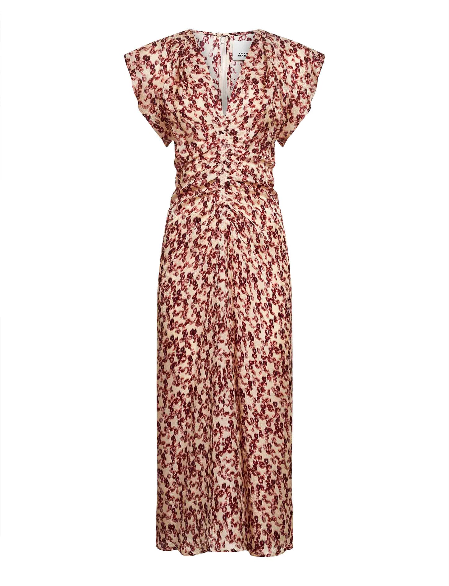 Floral print jacquard Lyndsay midi dress