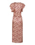 Floral print jacquard Lyndsay midi dress