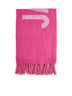 Sciarpa con logo rosa