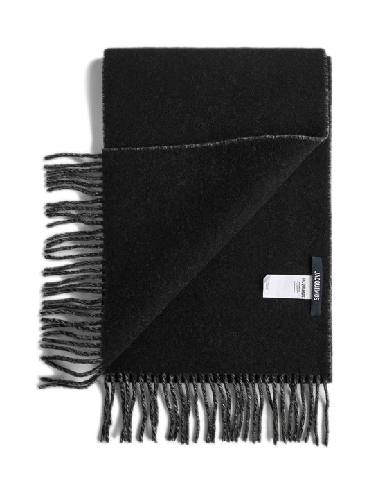 Black The Rond Carré scarf