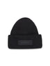 Black The Gros Grain logo beanie