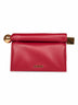 Dark red The Rond Carré clutch bag