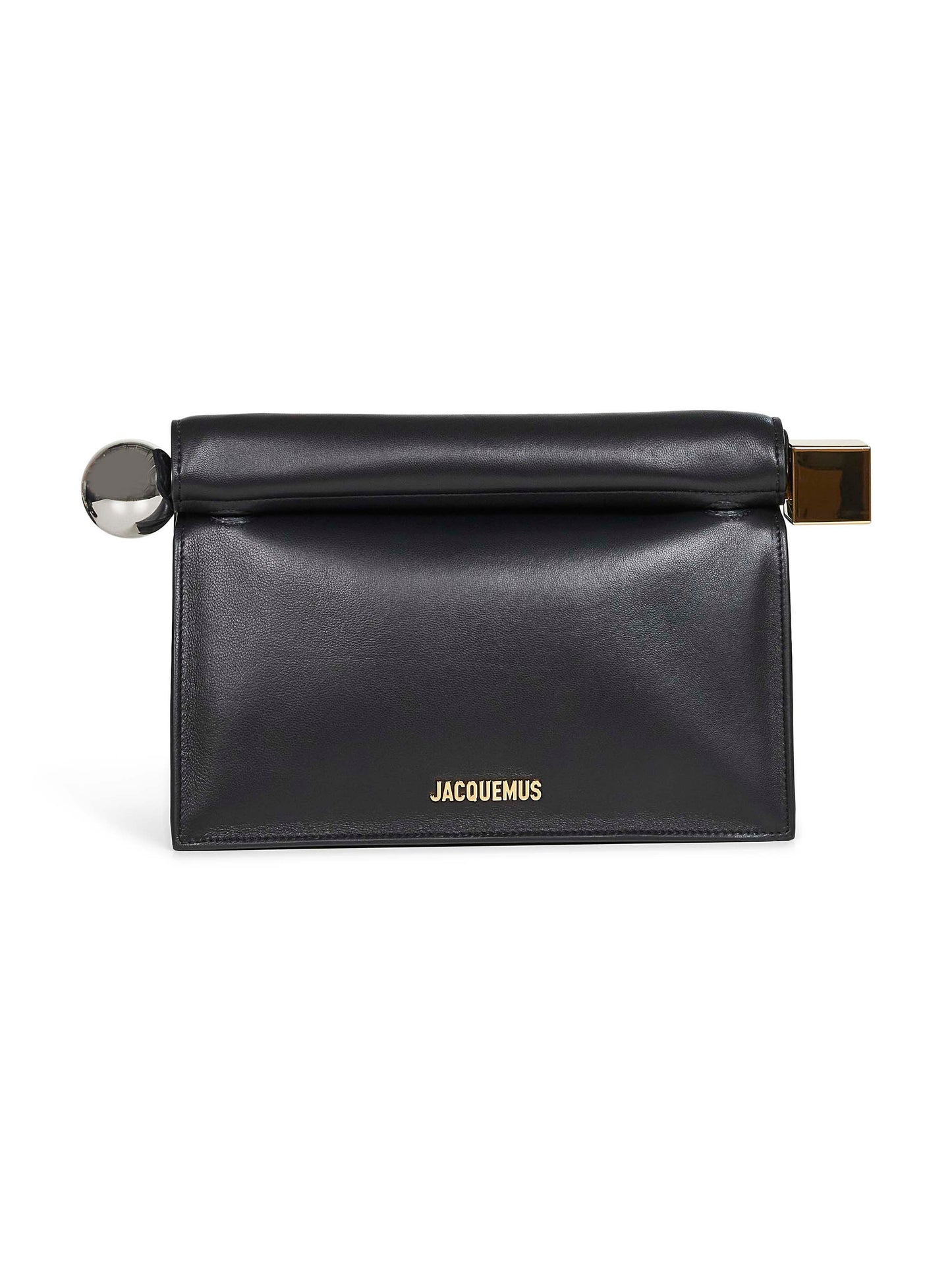 Borsa a mano La pochette Rond Carré nera