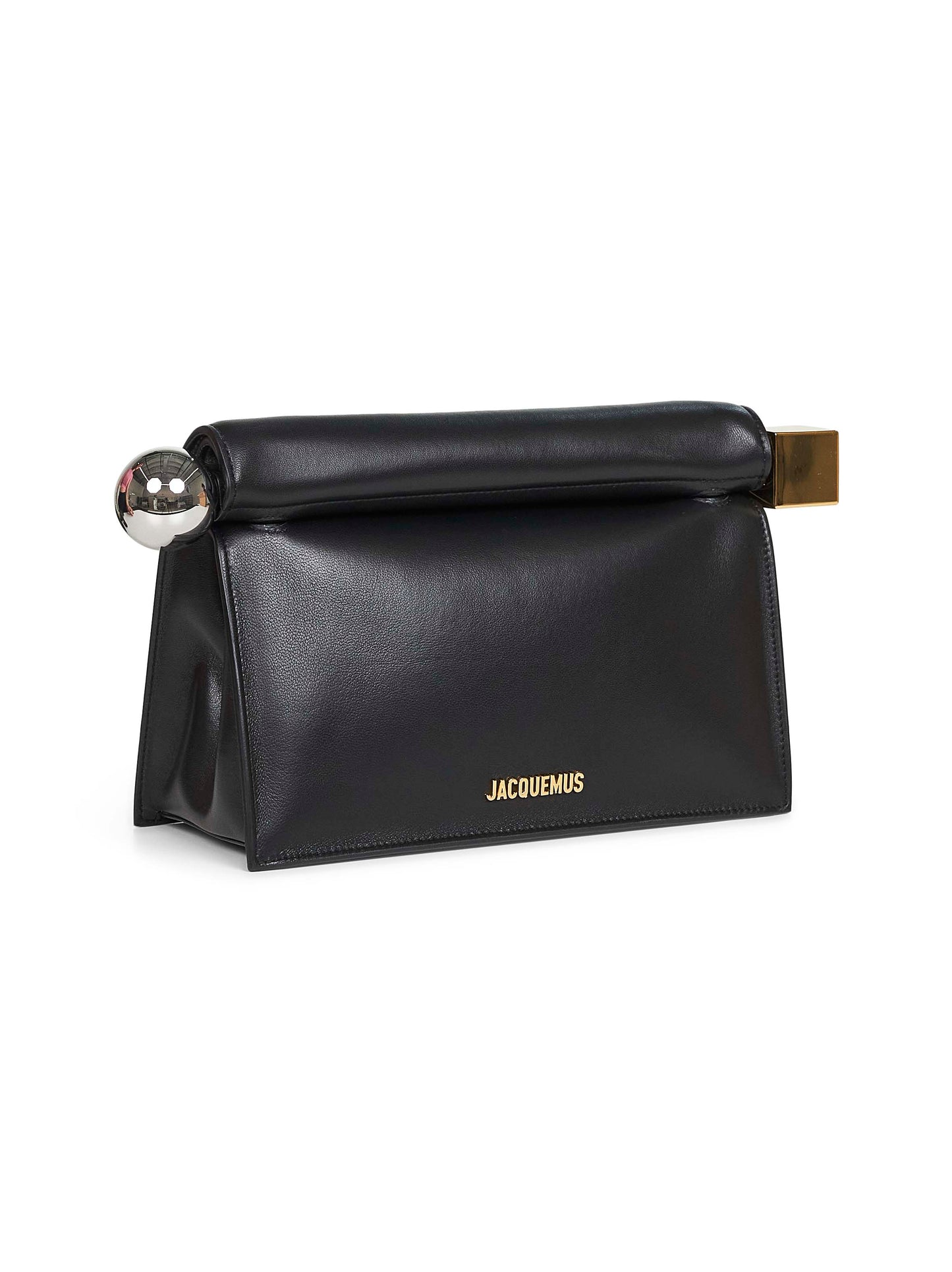 Borsa a mano La pochette Rond Carré nera