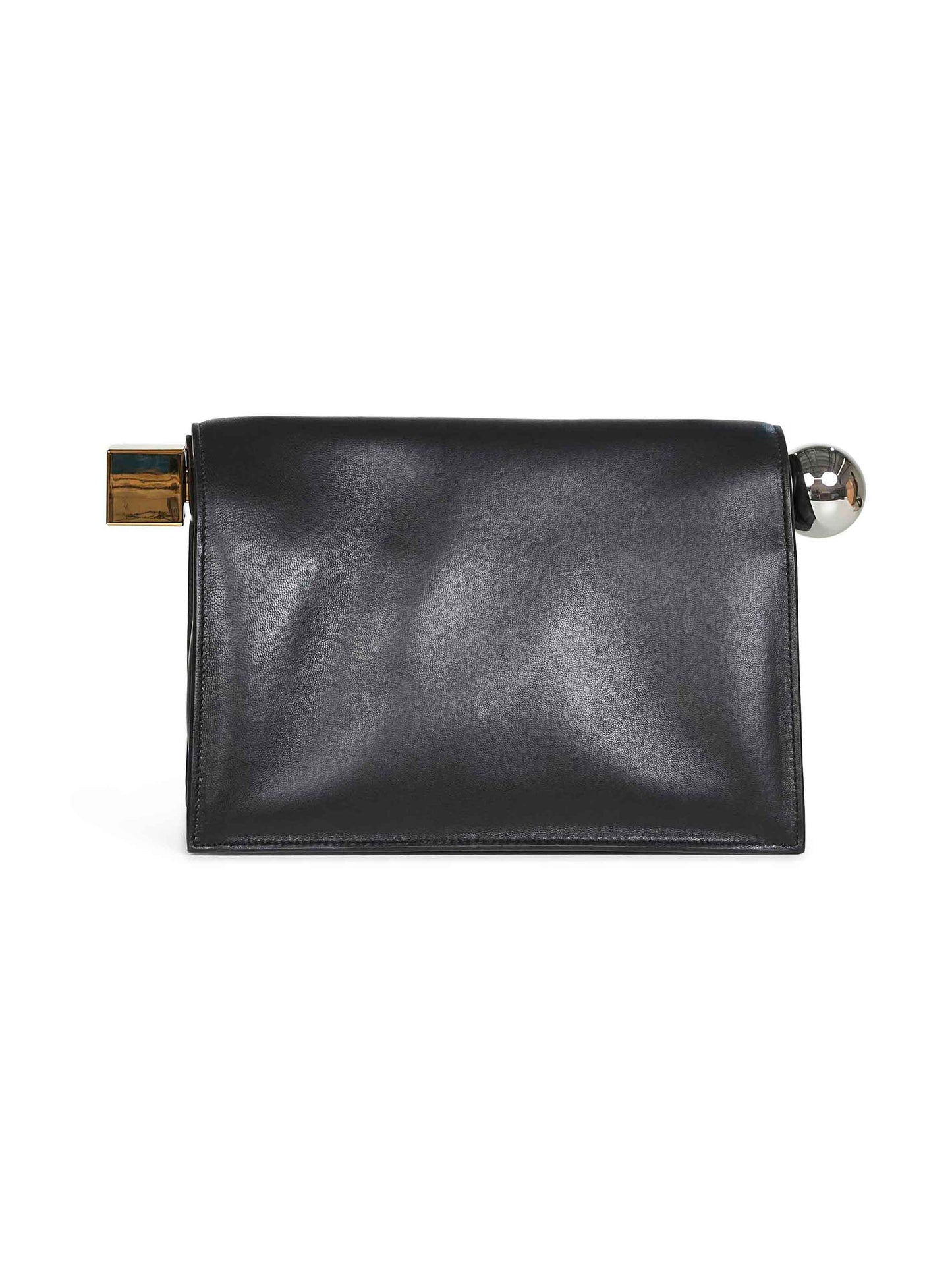 Borsa a mano La pochette Rond Carré nera