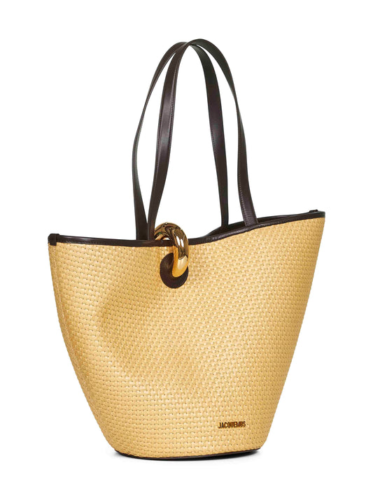 Natural The Bambola bucket bag
