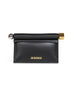 Black The small Rond Carré clutch bag