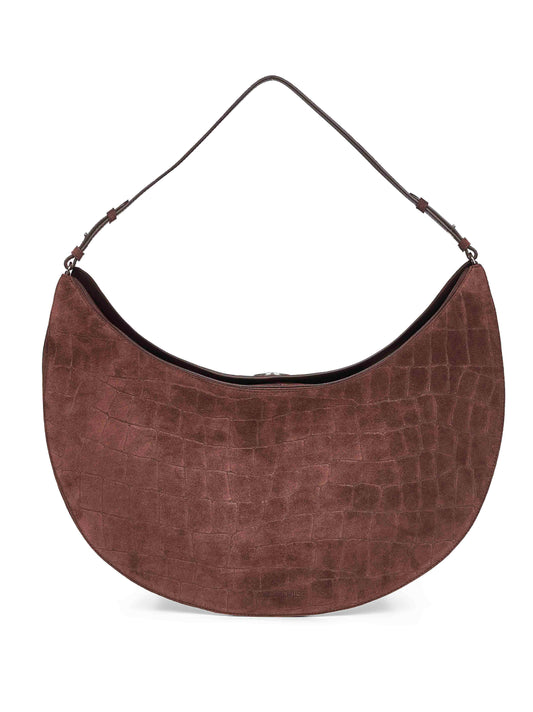 Dark brown The Ovalo hobo bag