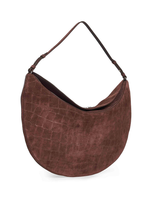 Dark brown The Ovalo hobo bag