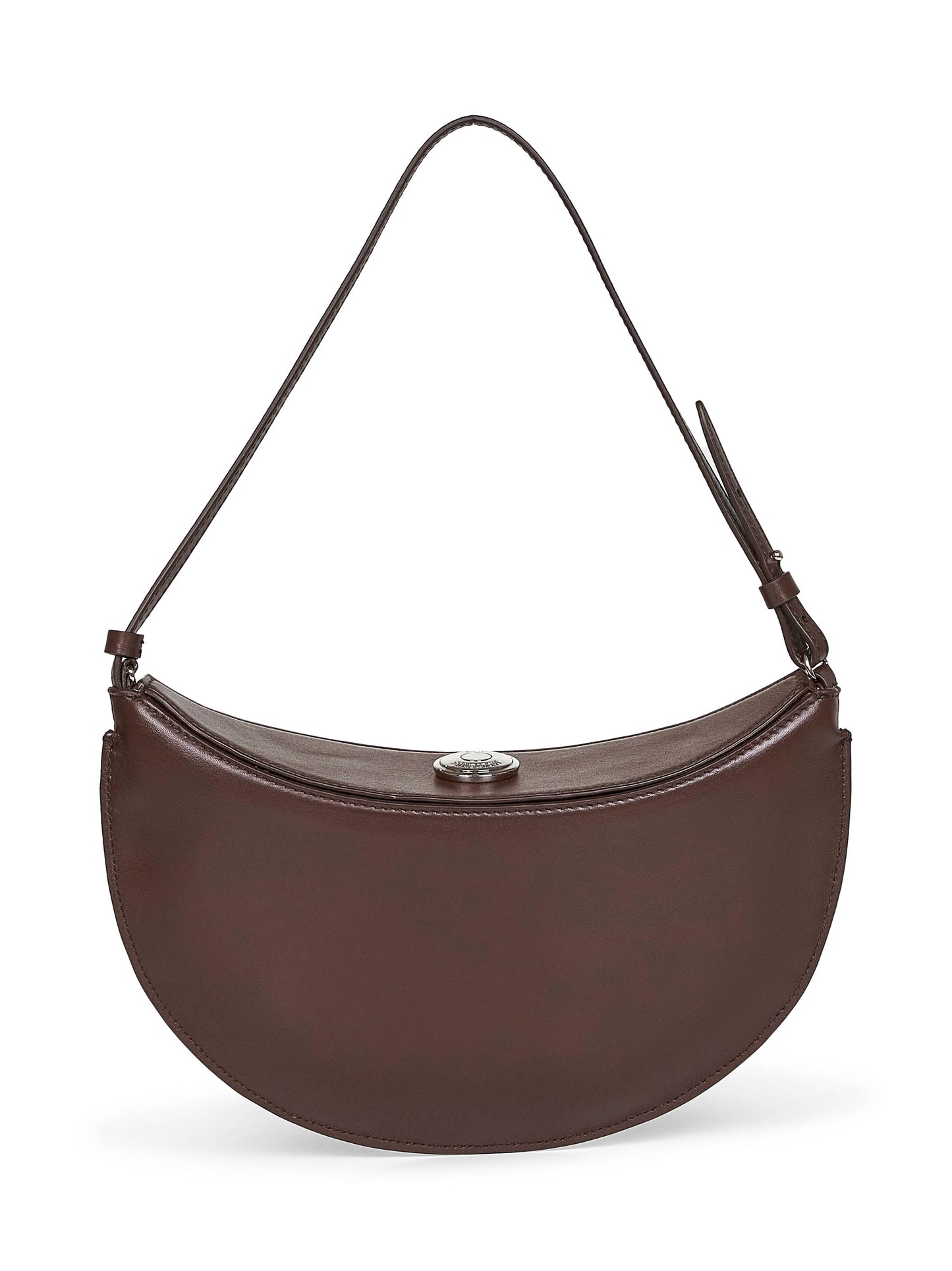 Borsa hobo reversibile Ovalo piccola marrone