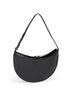 Borsa hobo reversibile Ovalo piccola nera