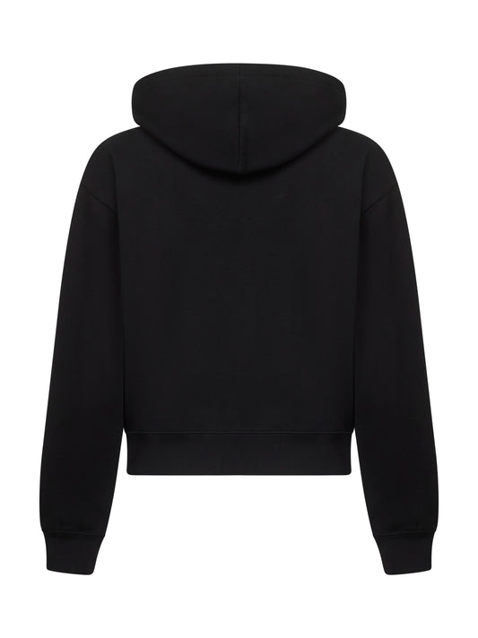 Black The Gros Grain zipped hoodie