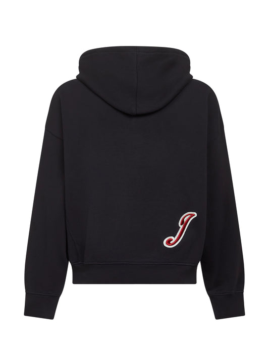 Blue Varsity embroidery hoodie