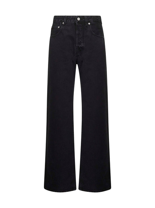 Black The wide de-Nîmes denim jeans