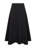 Black The Triangle flared maxi skirt