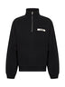 Black The Gros Grain zipped-rollneck sweatshirt
