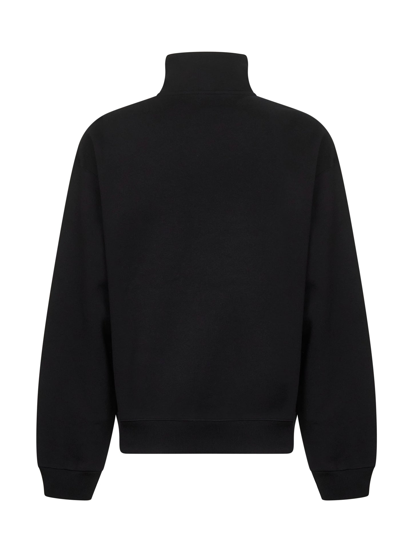 Black The Gros Grain zipped-rollneck sweatshirt