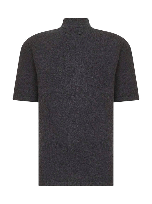 Grey wool and cashmere The Castagna sweater