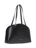 Borsa a spalla Curve Shoulder Media nera