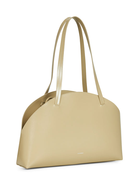 Borsa a spalla Curve Shoulder Media beige