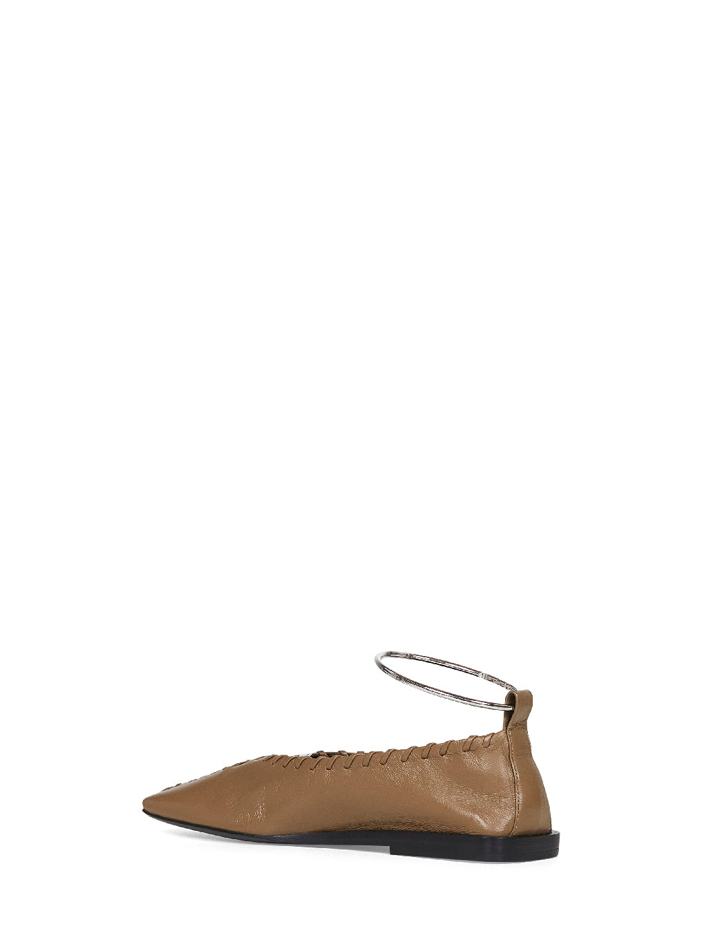 Ballerine Ring in nappa verde