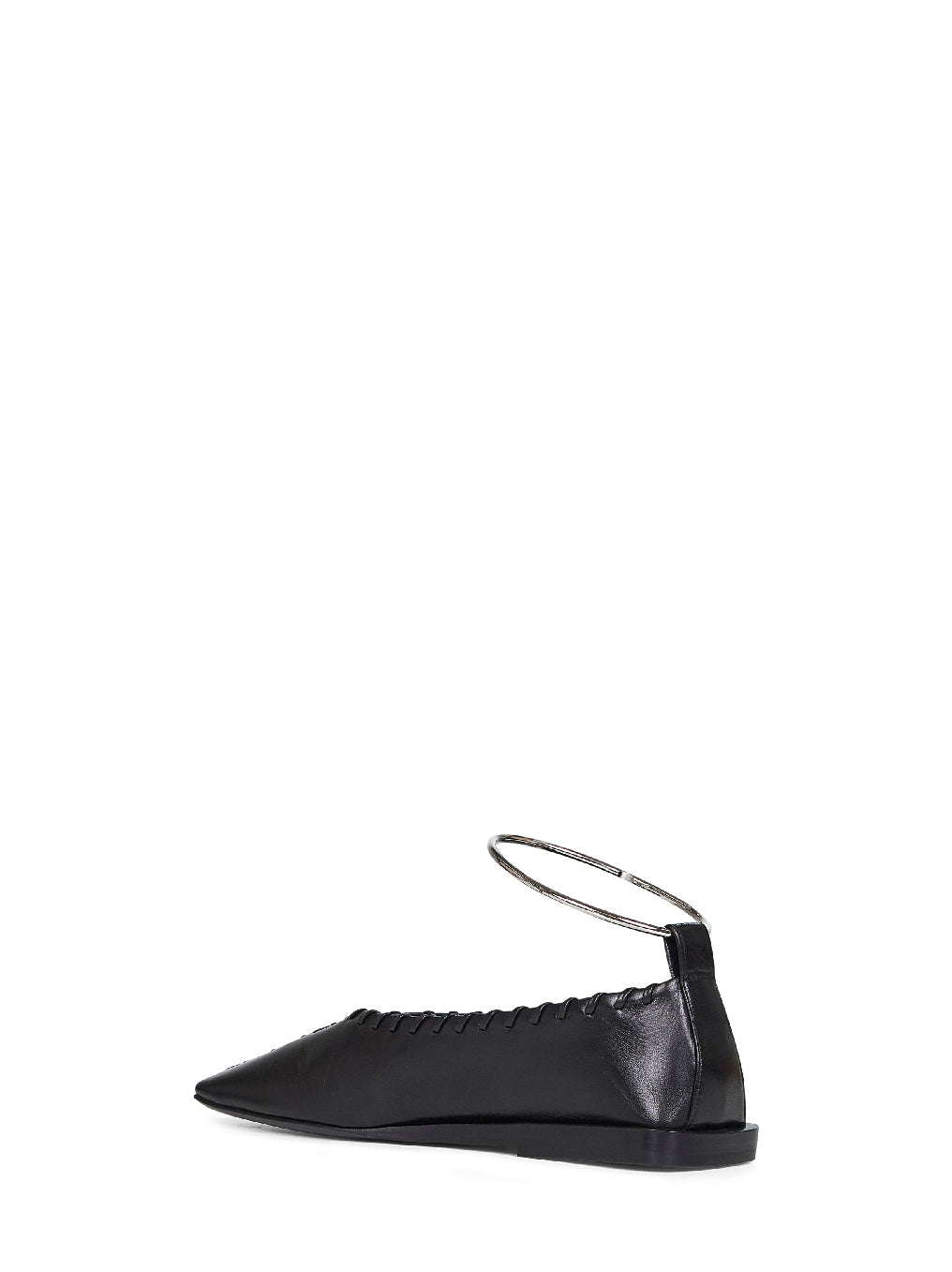 Ballerine Ring in nappa nera