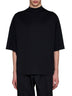 Cotton mock-neck T-shirt by Jil Sander