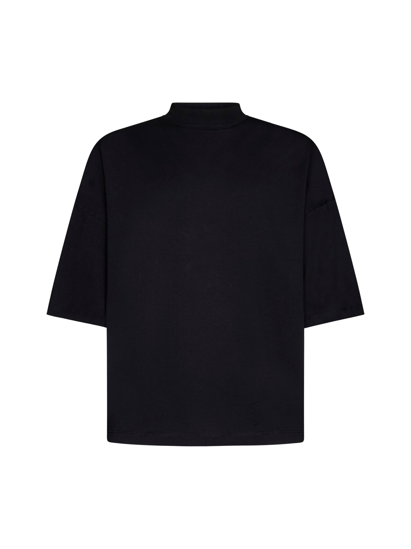 Cotton mock-neck T-shirt by Jil Sander