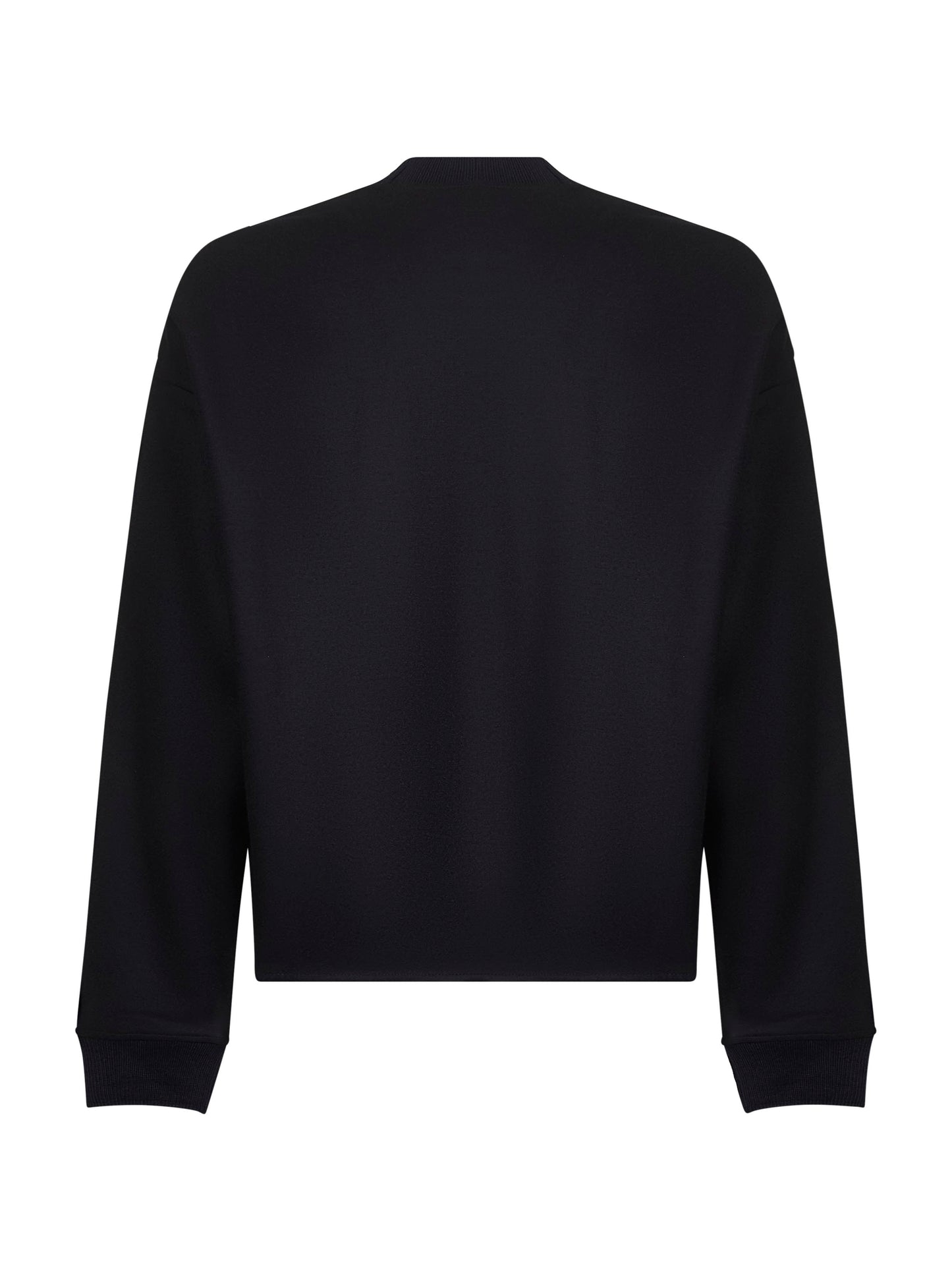 Blue wool jersey sweatshirt
