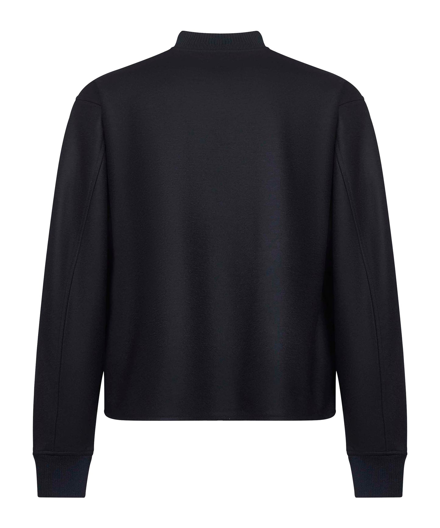 Blue melton wool jacket