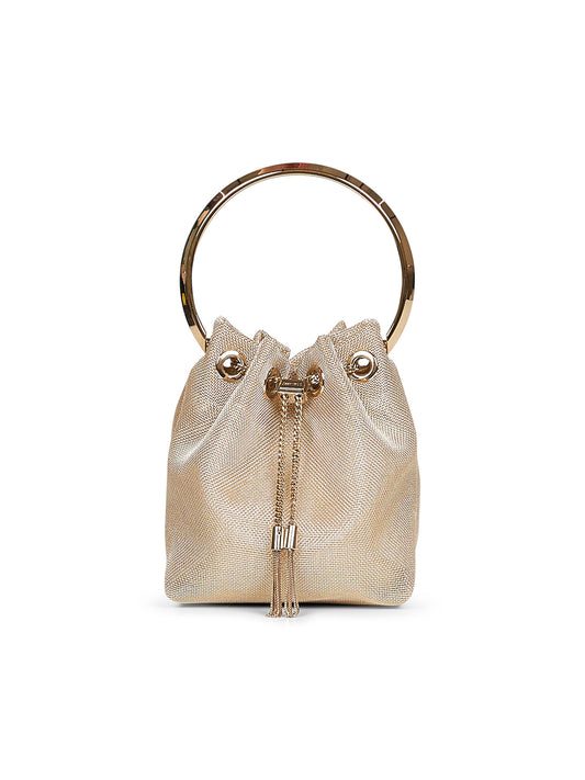 Champagne Bon Bon bucket bag