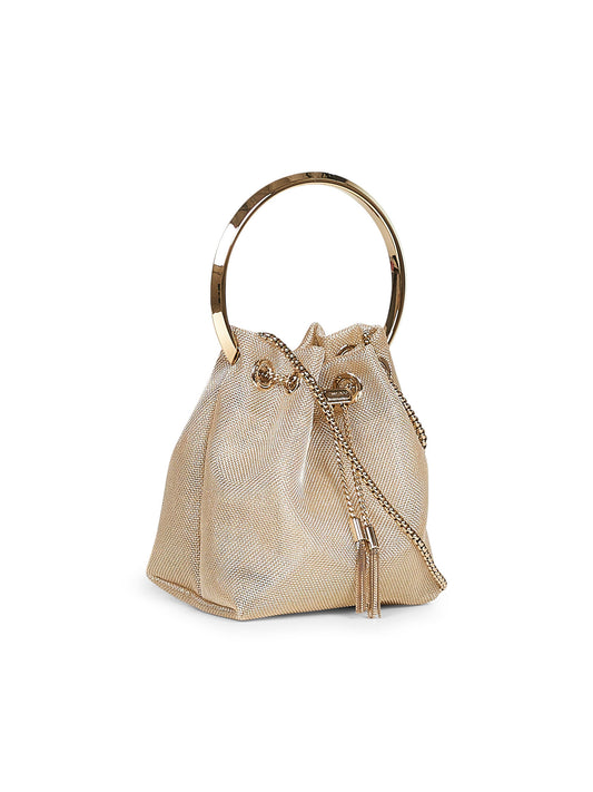 Champagne Bon Bon bucket bag