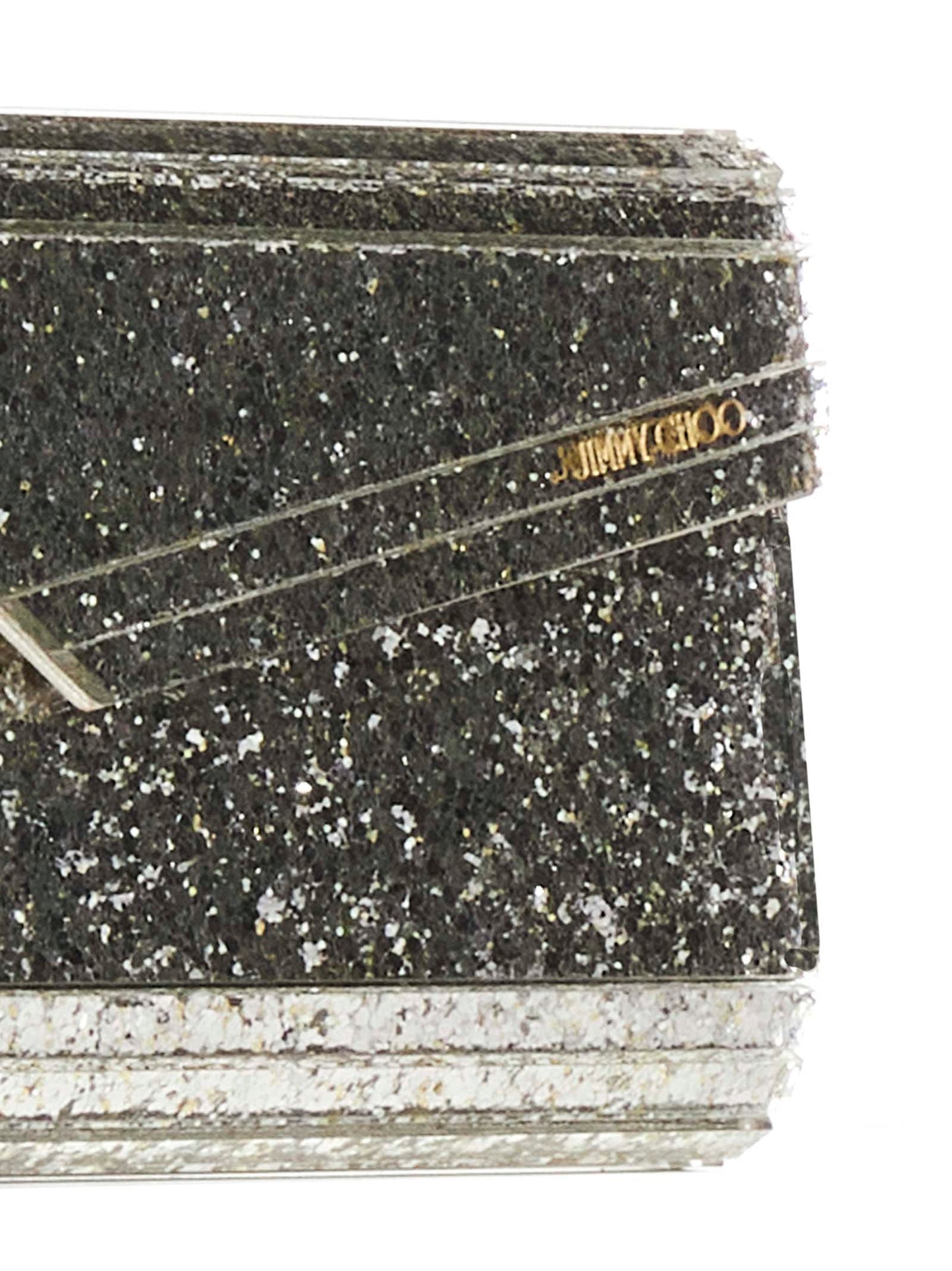 Clutch Candy in acrilico glitter Jimmy Choo