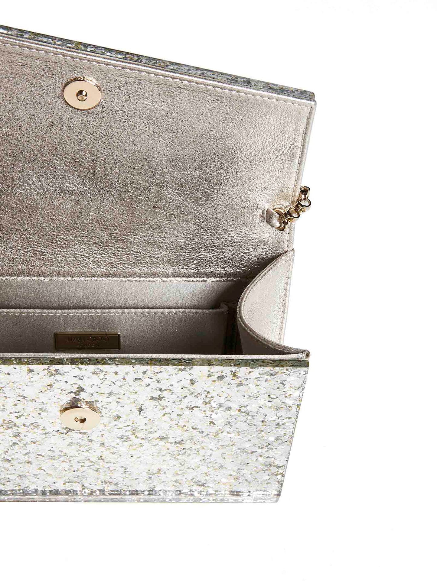Clutch Candy in acrilico glitter Jimmy Choo