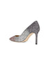 Multicolor glitter fabric Romy 85 pumps