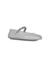 Clear Jelly ballet flats with crystal