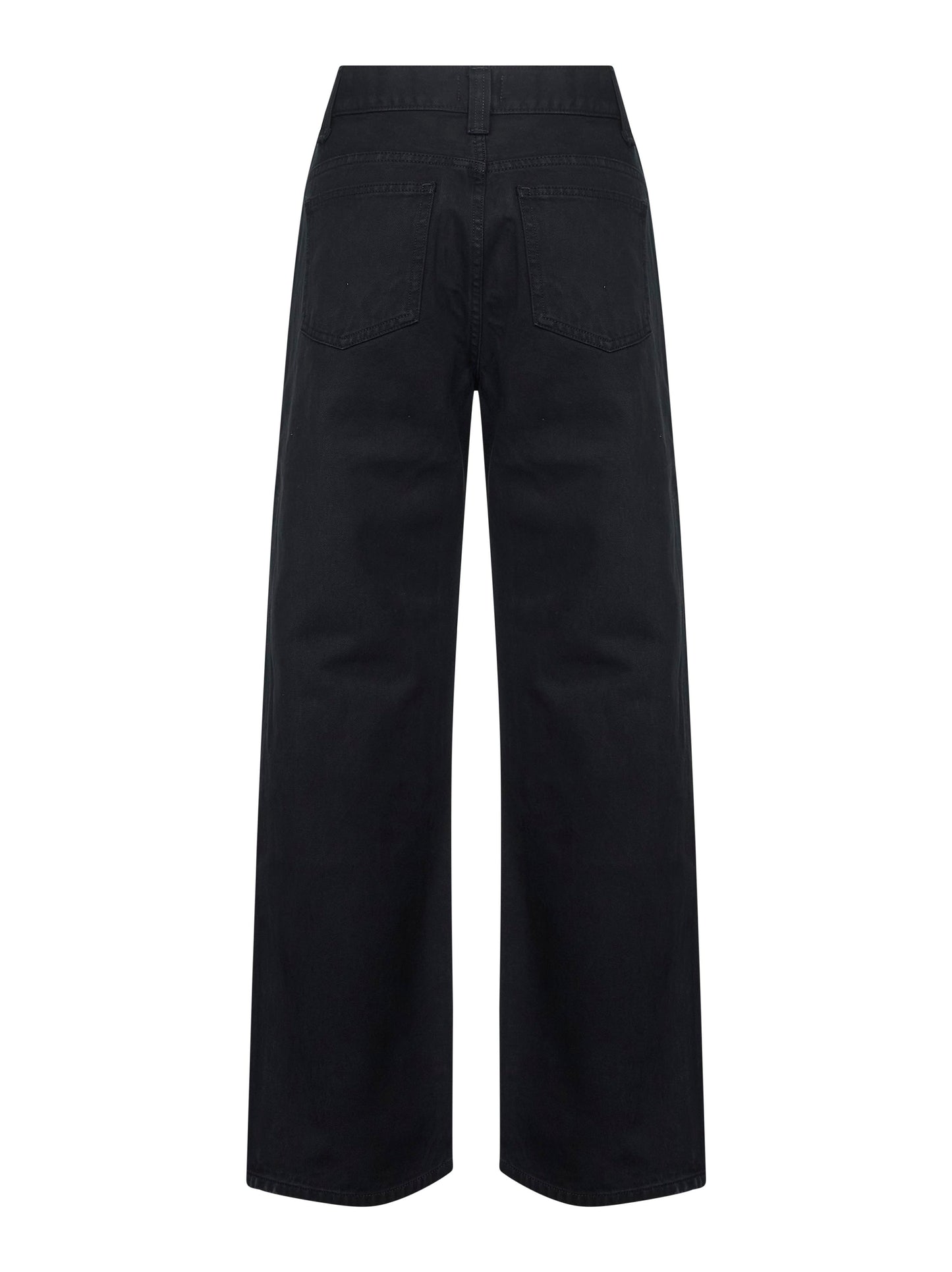 Black cotton denim Bonnie jeans