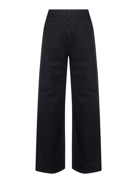 Black cotton denim Bonnie jeans