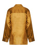 Ocher compact organza Matteo shirt