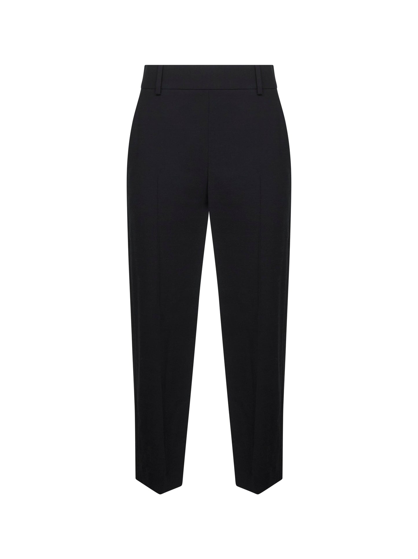Black stretch viscose suiting Cam trousers