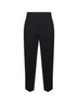 Black stretch viscose suiting Cam trousers