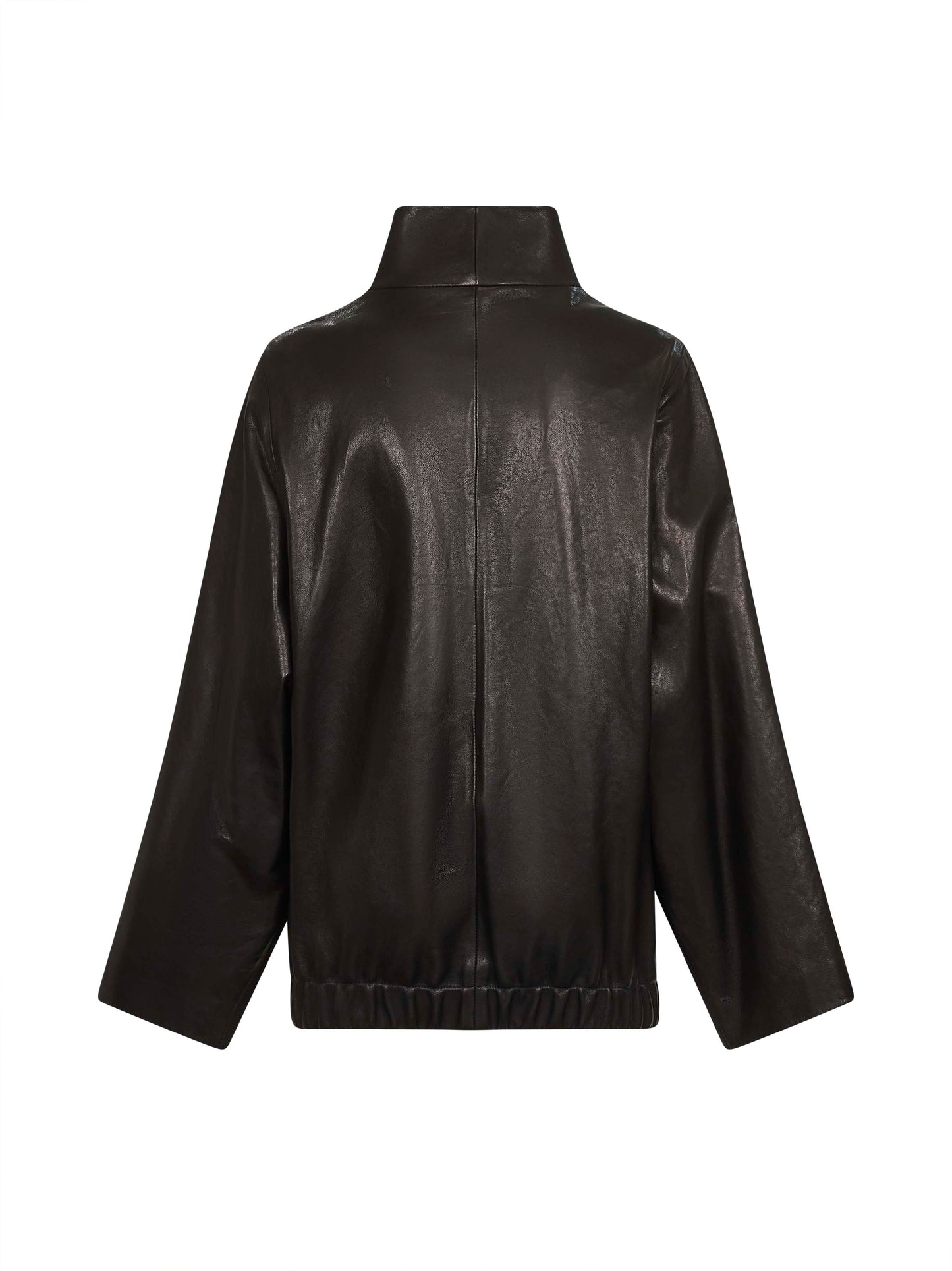 Black nappa leather Garret jacket