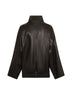 Black nappa leather Garret jacket