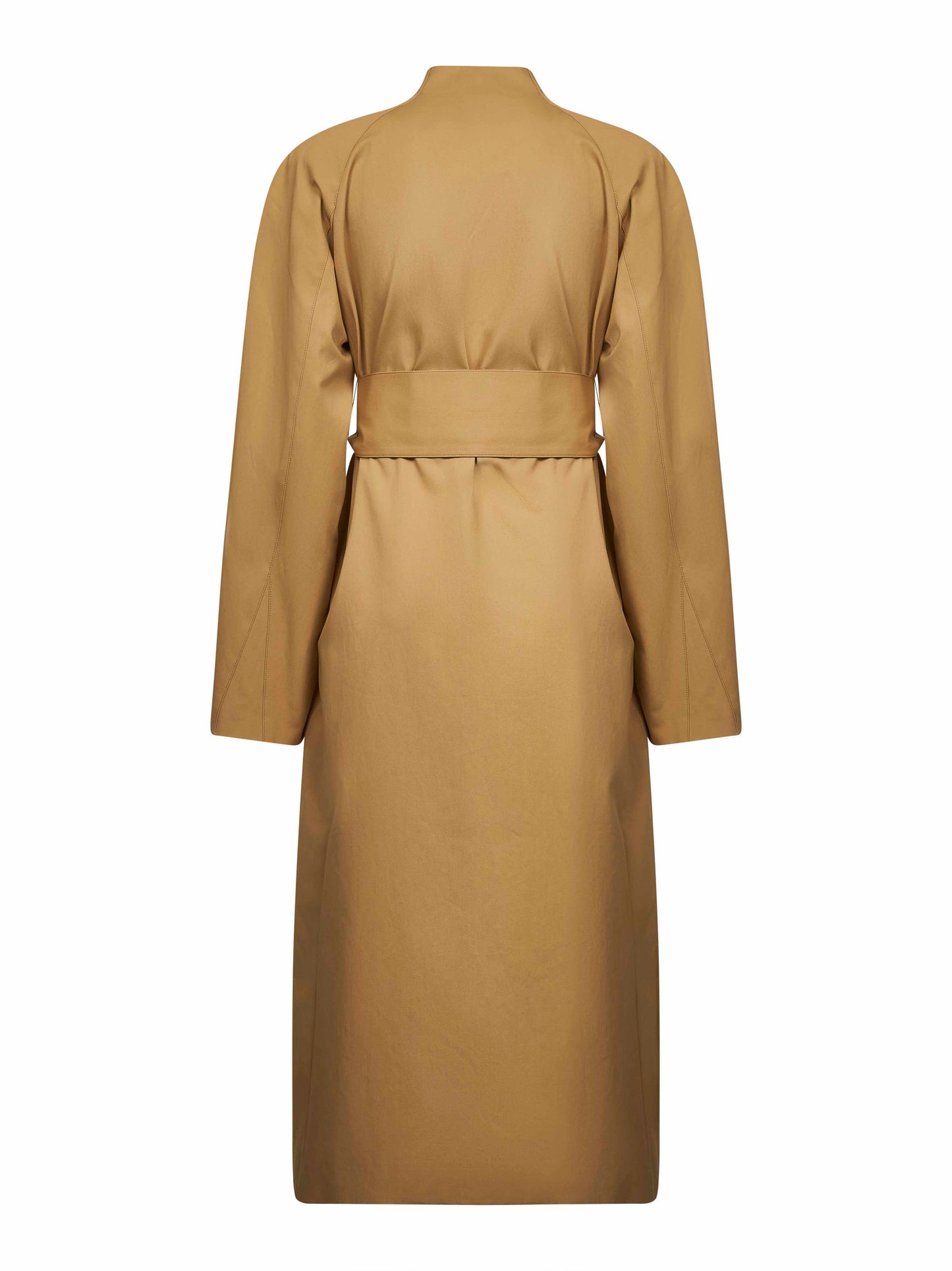 Beige cotton gabardine Lagden trench coat