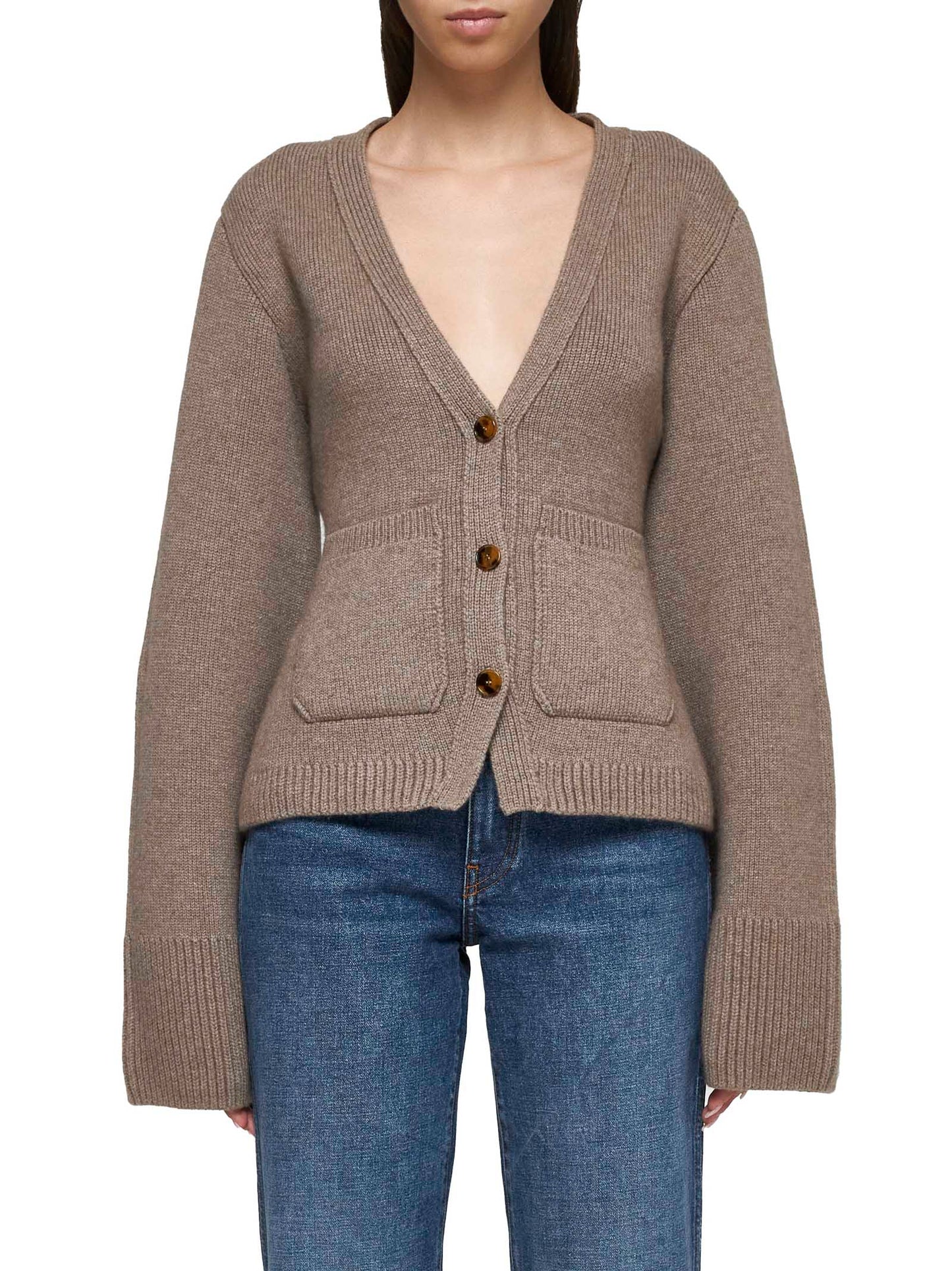 Scarlet cashmere cardigan