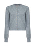 Grey cashmere knit Everheart cardigan